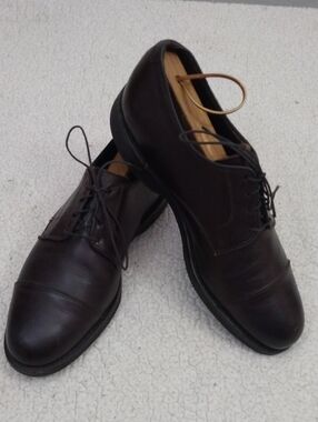 Like New Allen Edmonds Dark Brown Leather Derby Road Warriors Shoes
